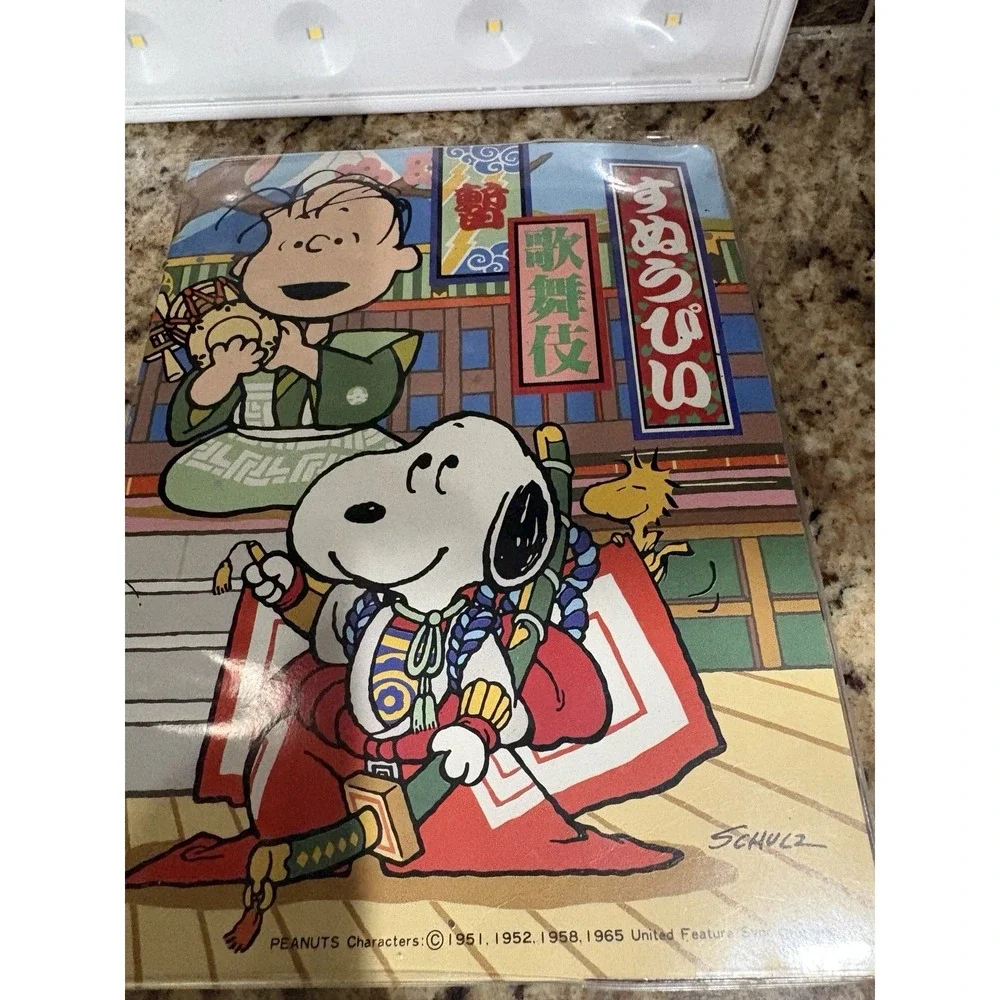 Vtg RARE Peanuts Notepad Tablet Snoopy Charlie Brown 1965 Hallmark made  Japan